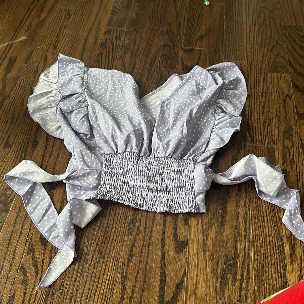 Crop top Blouse with Ties